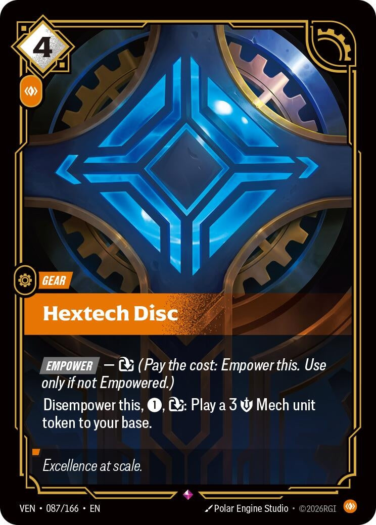 Image for Hextech Disc (087/166) (Vendetta) (VEN) - Riftbound: League of Legends Trading Card Game