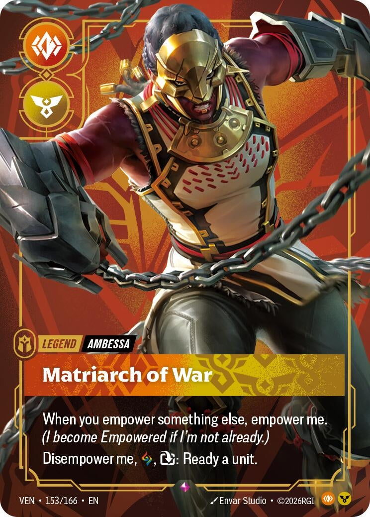 Image for Ambessa - Matriarch of War (153/166) (Vendetta) (VEN) - Riftbound: League of Legends Trading Card Game