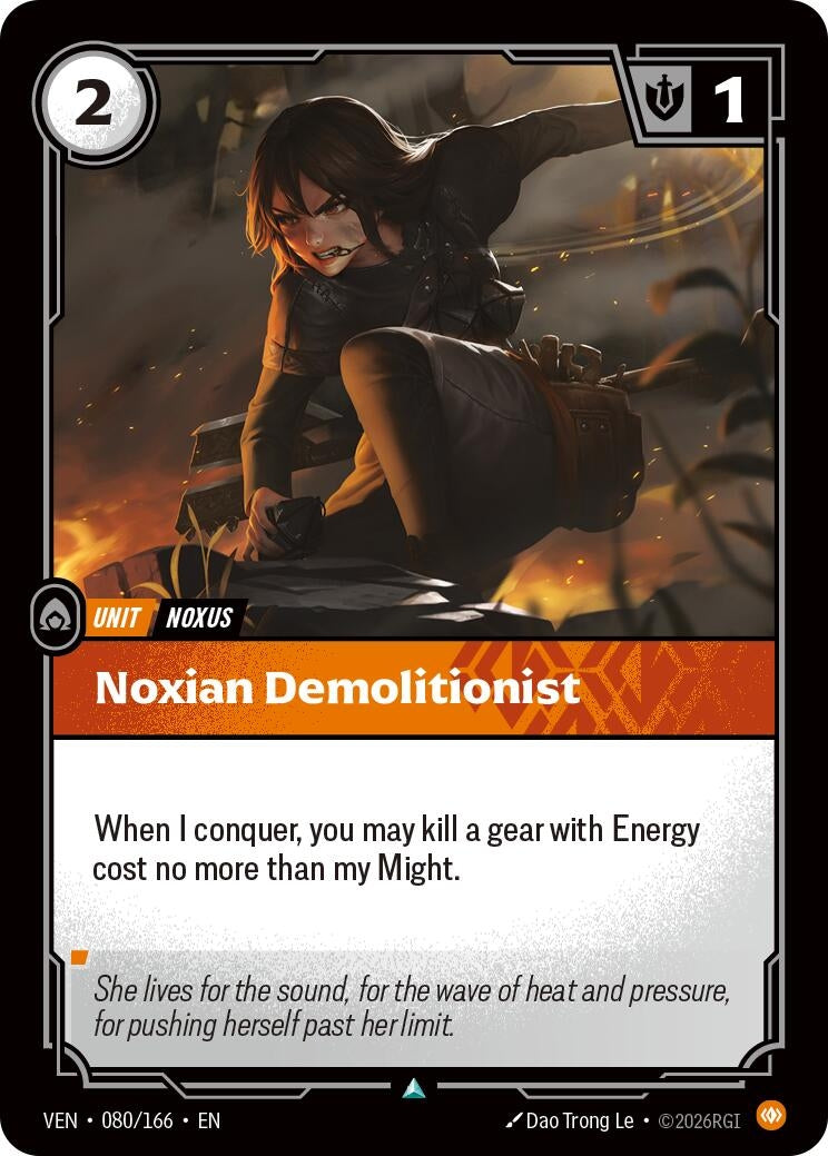Image for Noxian Demolitionist (080/166) (Vendetta) (VEN) - Riftbound: League of Legends Trading Card Game