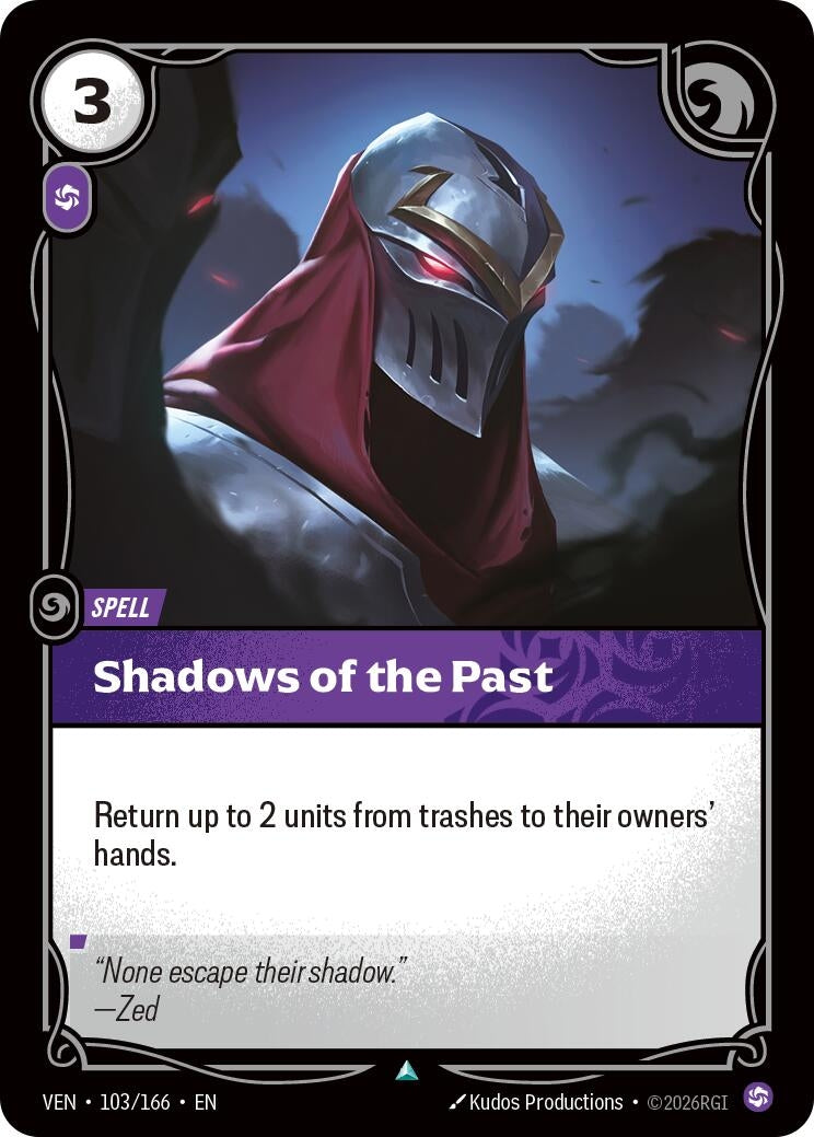 Image for Shadows of the Past (103/166) (Vendetta) (VEN) - Riftbound: League of Legends Trading Card Game