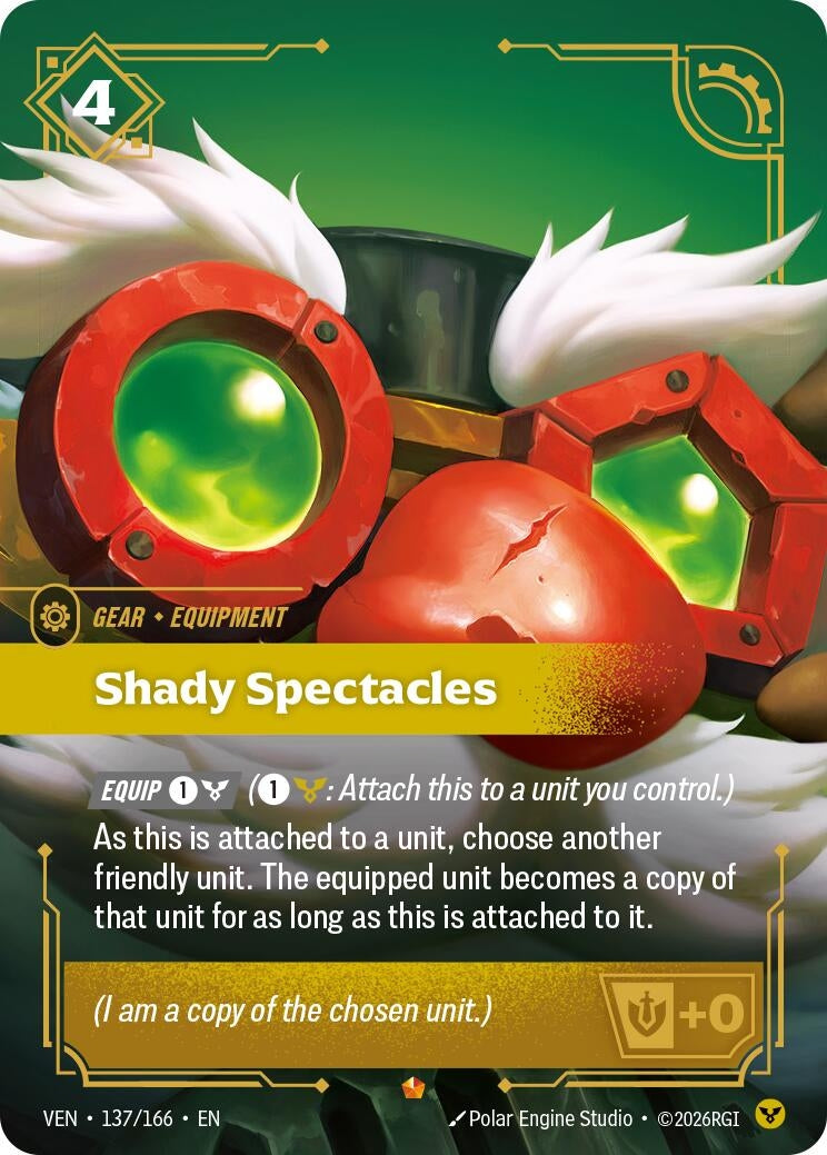 Image for Shady Spectacles (137/166) (Vendetta) (VEN) - Riftbound: League of Legends Trading Card Game
