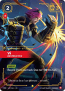 Image for Vi - Destructive (Overnumbered) (167/166) (Vendetta) (VEN) - Riftbound: League of Legends Trading Card Game