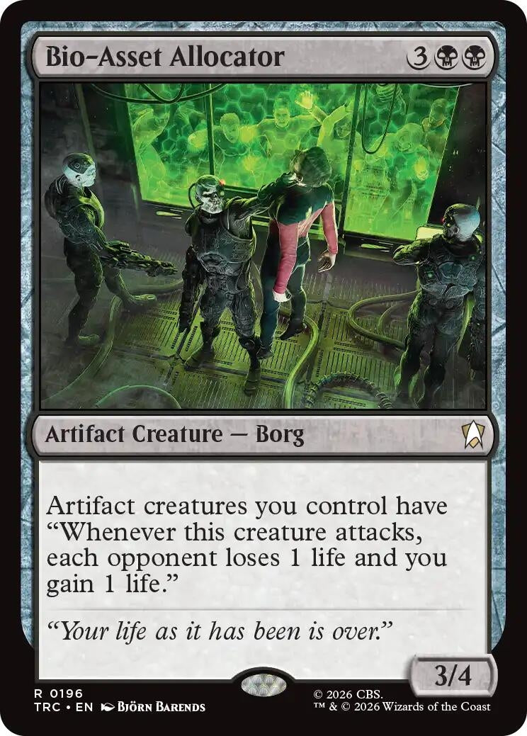 Image for Bio-Asset Allocator (196) (Commander: Star Trek) (TRC) - Magic: The Gathering