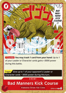 Image for Bad Manners Kick Course (OP04-016) (Starter Deck 31: RED Monkey.D.Luffy) (ST-31) - One Piece Card Game