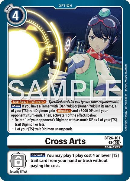 Image for Cross Arts (BT26-101 R) (Timeless Bonds) (BT-26) - Digimon Card Game