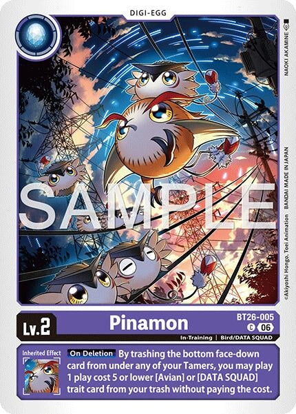 Image for Pinamon (BT26-005 C) (Timeless Bonds) (BT-26) - Digimon Card Game