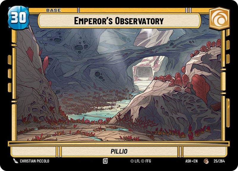 Image for Emperor's Observatory // Advantage (25/264  // T02) (Ashes of the Empire) (ASH) - Star Wars: Unlimited