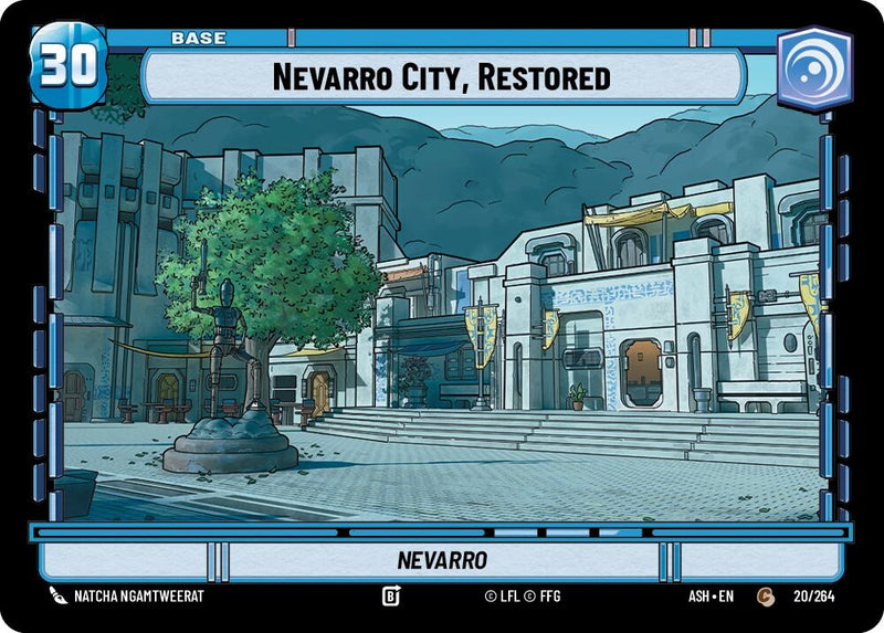 Image for Nevarro City, Restored // Advantage (20/264 // T02) (Ashes of the Empire) (ASH) - Star Wars: Unlimited