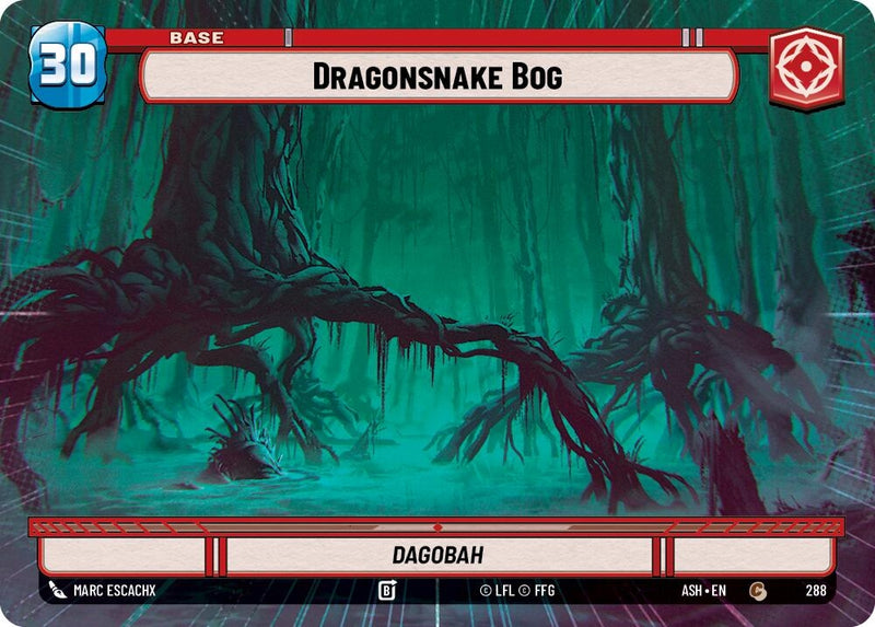 Image for Dragonsnake Bog // Mandalorian (Hyperspace) (288 // T04) (Ashes of the Empire) (ASH) - Star Wars: Unlimited