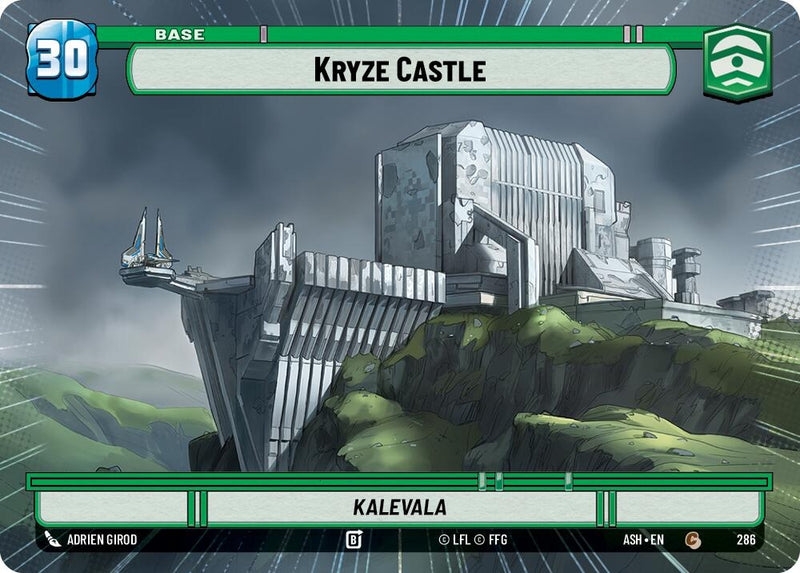 Image for Kryze Castle // Mandalorian (Hyperspace) (286 // T04) (Ashes of the Empire) (ASH) - Star Wars: Unlimited