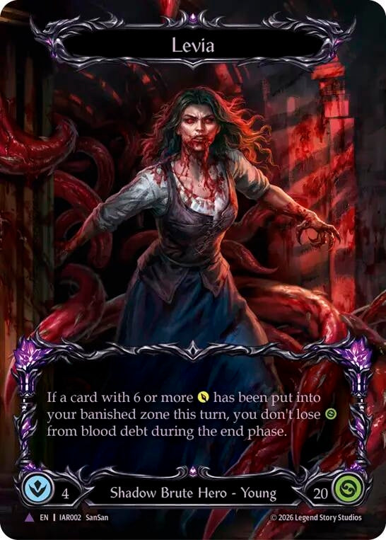 Image for Levia (Marvel) (IAR002) (Usurp the Shadow Throne) (IAR) - Flesh and Blood TCG