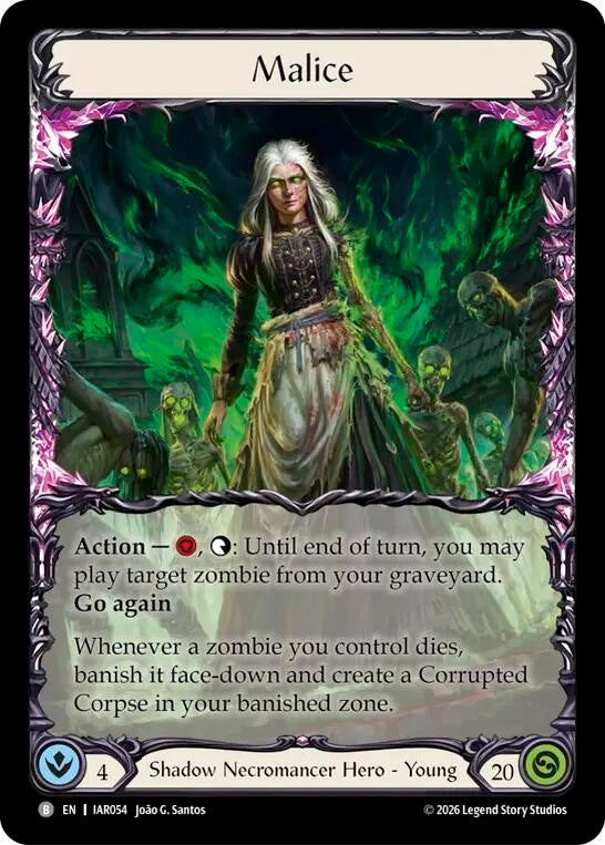 Image for Malice (IAR054) (Usurp the Shadow Throne) (IAR) - Flesh and Blood TCG