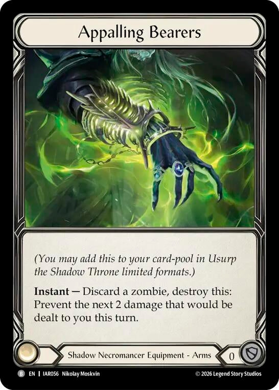Image for Appalling Bearers (IAR056) (Usurp the Shadow Throne) (IAR) - Flesh and Blood TCG