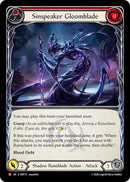 Image for Sinspeaker Gloomblade (Red) (IAR112) (Usurp the Shadow Throne) (IAR) - Flesh and Blood TCG