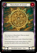 Image for Runechant of Greed (Yellow) (IAR145) (Usurp the Shadow Throne) (IAR) - Flesh and Blood TCG
