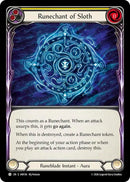 Image for Runechant of Sloth (Yellow) (IAR156) (Usurp the Shadow Throne) (IAR) - Flesh and Blood TCG