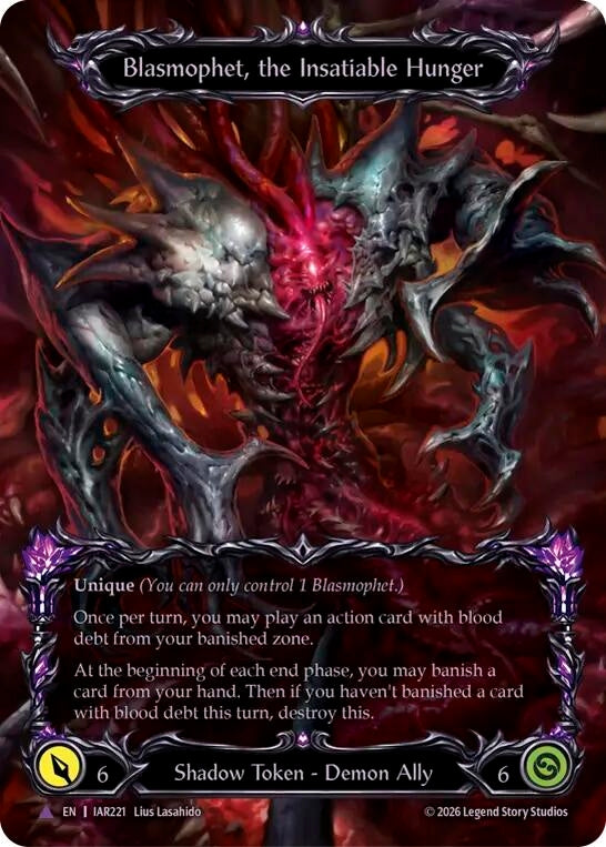 Image for Blasmophet, the Insatiable Hunger (Marvel) (IAR221) (Usurp the Shadow Throne) (IAR) - Flesh and Blood TCG