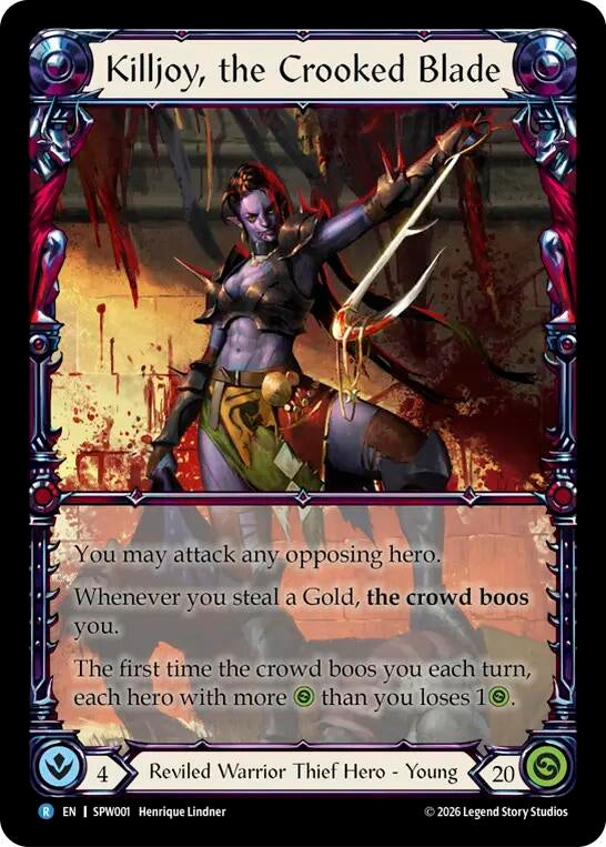 Image for Killjoy, the Crooked Blade (SPW001) (Smash Palace: Chorus of Steel) (SPW) - Flesh and Blood TCG