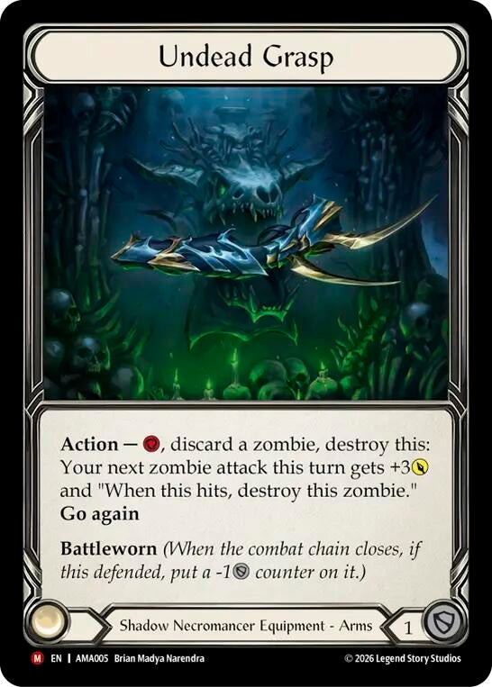 Image for Undead Grasp (AMA005) (Armory Deck: Malice) - Flesh and Blood TCG
