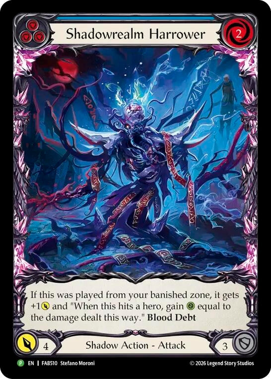 Image for Shadowrealm Harrower (Blue) - FAB510 (FAB510) (Flesh and Blood: Promo Cards) (PR) - Flesh and Blood TCG