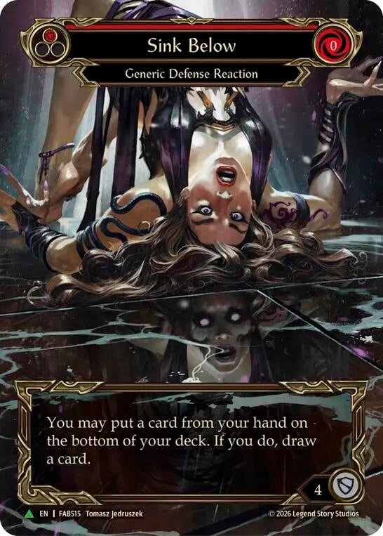 Image for Sink Below (Red) (Marvel) - FAB515 (FAB515) (Flesh and Blood: Promo Cards) (PR) - Flesh and Blood TCG