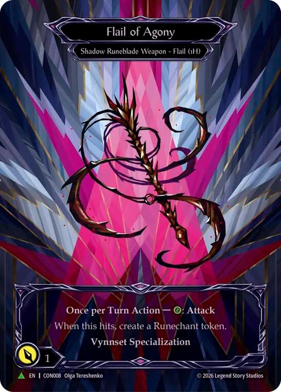 Image for Flail of Agony (Marvel) - CON008 (CON008) (Flesh and Blood: Promo Cards) (PR) - Flesh and Blood TCG