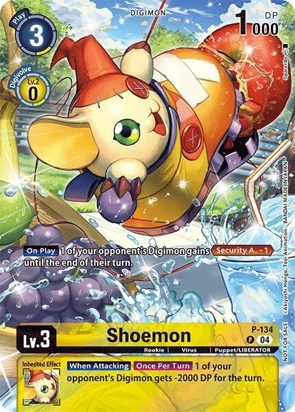 Image for Shoemon (Digimon Liberator D-Storage Set) (P-134 P) (Digimon Promotion Cards) (D-PR) - Digimon Card Game