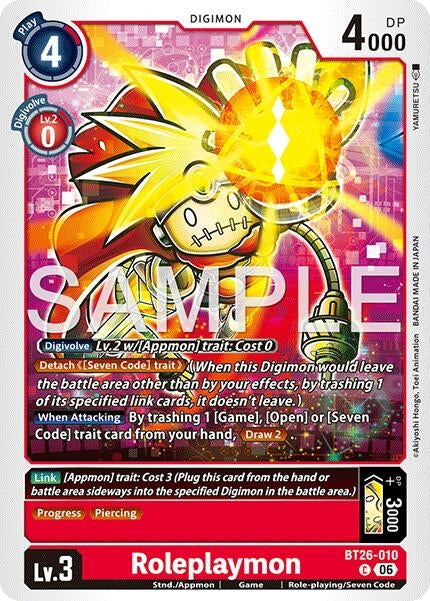 Image for Roleplaymon (BT26-010 C) (Timeless Bonds) (BT-26) - Digimon Card Game