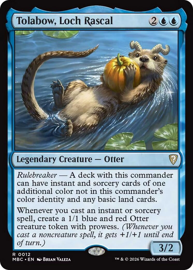 Image for Tolabow, Loch Rascal (12) (Mystery Booster Commander Edition) (MBC) - Magic: The Gathering