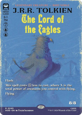 Image for The Lord of the Eagles (Borderless) (240) (The Hobbit) (HOB) - Magic: The Gathering