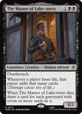 Image for The Master of Lake-town (77) (The Hobbit) (HOB) - Magic: The Gathering