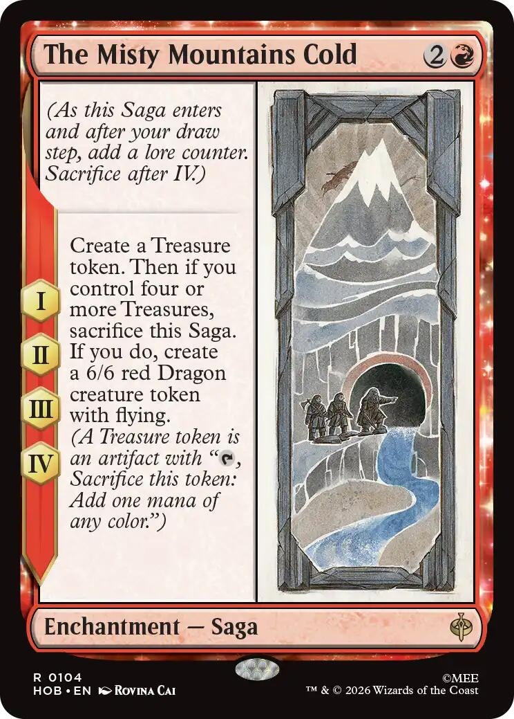 Image for The Misty Mountain Cold (104) (The Hobbit) (HOB) - Magic: The Gathering