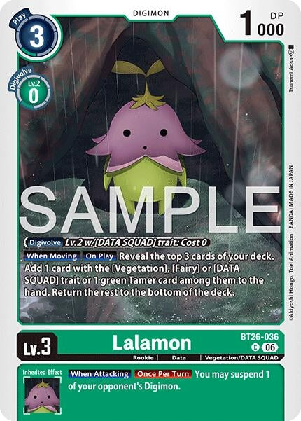 Image for Lalamon (BT26-036 C) (Timeless Bonds) (BT-26) - Digimon Card Game