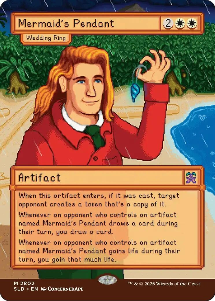 Image for Mermaid's Pendant - Wedding Ring (2802) (Secret Lair Drop Series) (SLD) - Magic: The Gathering
