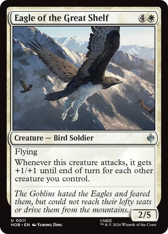 Image for Eagle of the Great Shelf (11) (The Hobbit) (HOB) - Magic: The Gathering