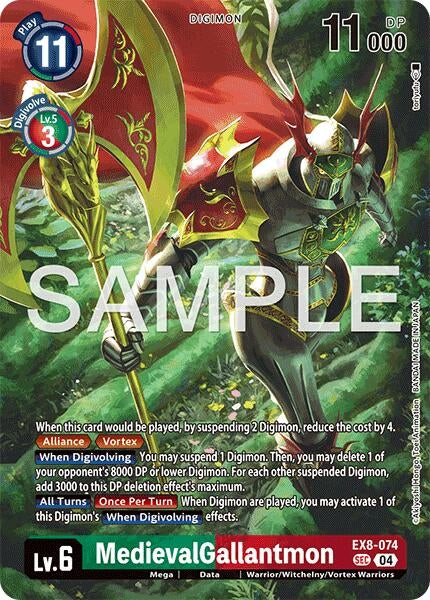 Image for MedievalGallantmon (EX8-074 SEC) (Limited Card Pack -Final Crest-) (LM-08) - Digimon Card Game