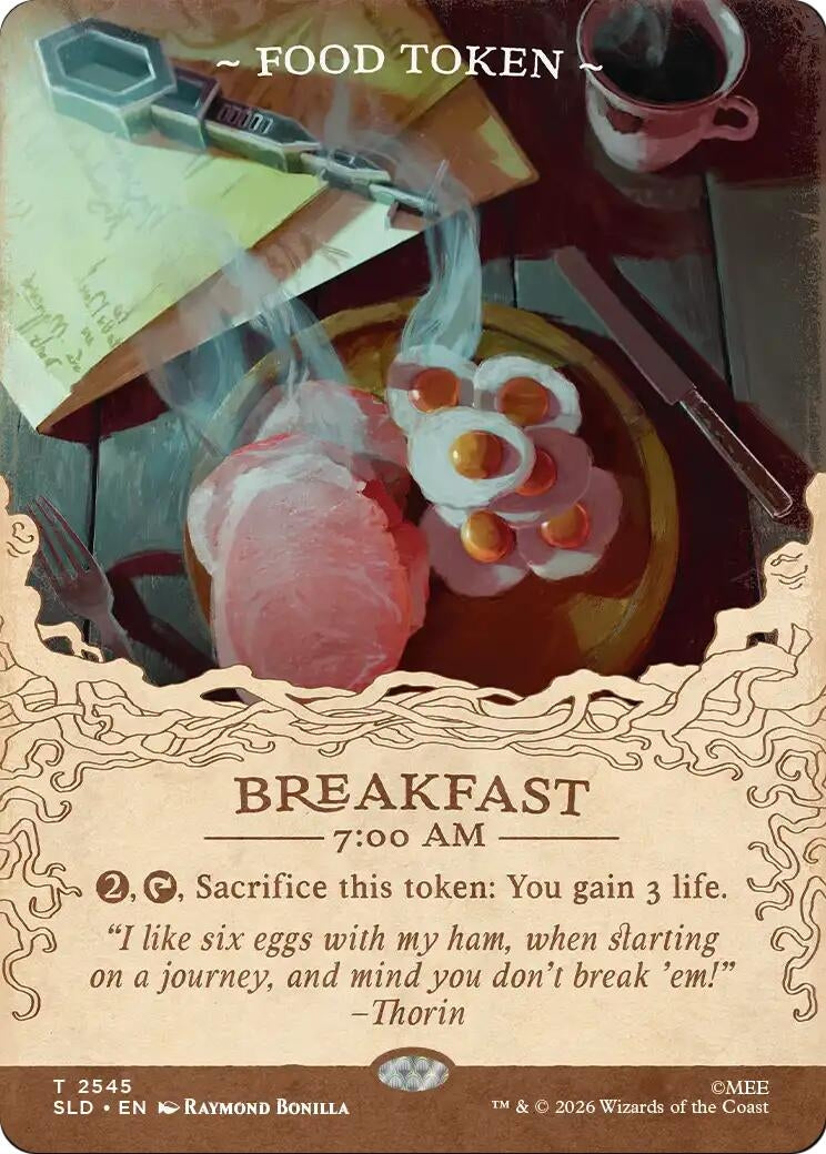 Image for Food Token (2545) (2545) (Secret Lair Drop Series) (SLD) - Magic: The Gathering