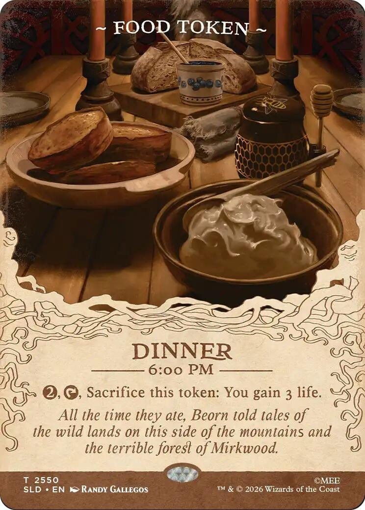 Image for Food Token (2550) (2550) (Secret Lair Drop Series) (SLD) - Magic: The Gathering