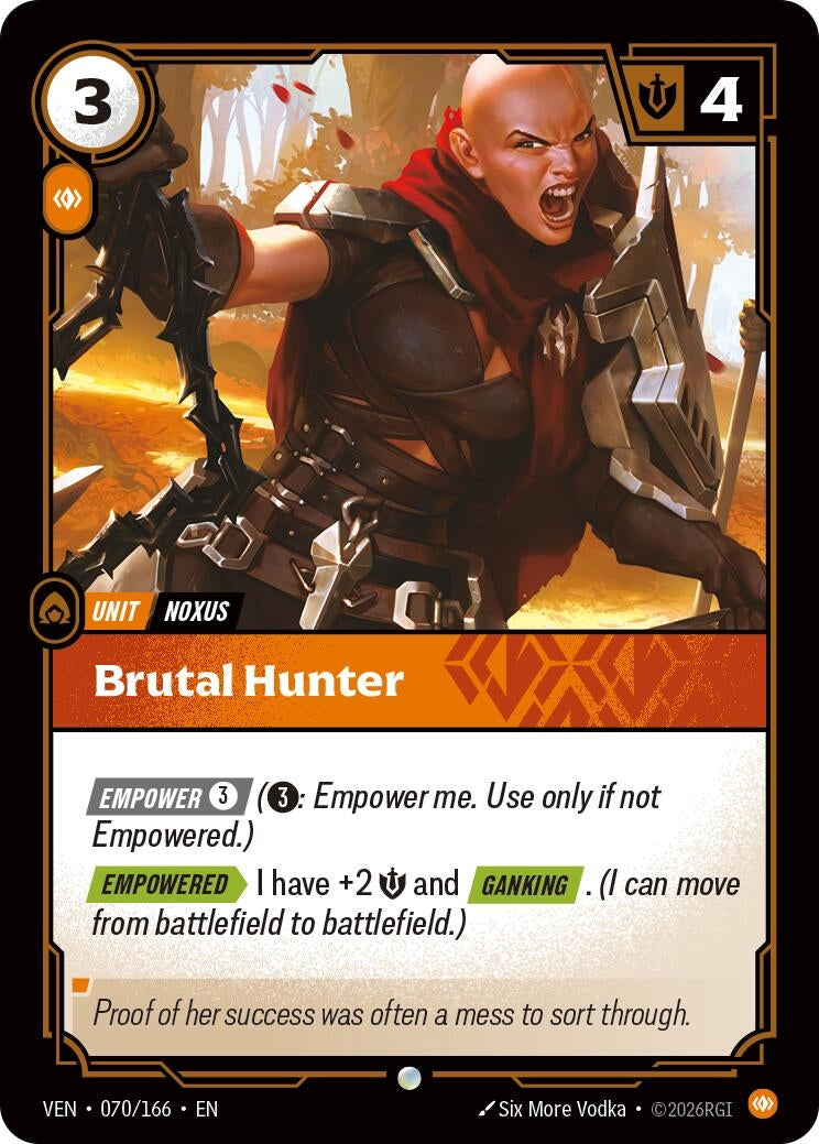 Image for Brutal Hunter (070/166) (Vendetta) (VEN) - Riftbound: League of Legends Trading Card Game