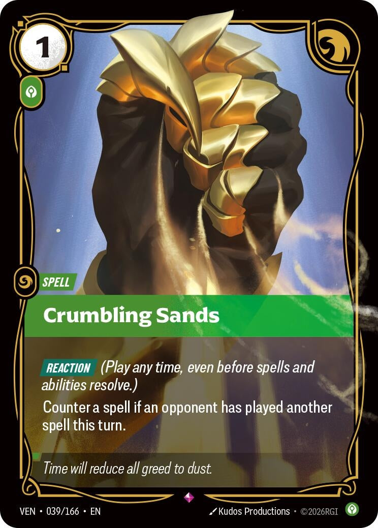 Image for Crumbling Sands (039/166) (Vendetta) (VEN) - Riftbound: League of Legends Trading Card Game