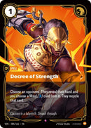 Image for Decree of Strength (085/166) (Vendetta) (VEN) - Riftbound: League of Legends Trading Card Game