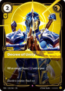 Image for Decree of Unity (131/166) (Vendetta) (VEN) - Riftbound: League of Legends Trading Card Game