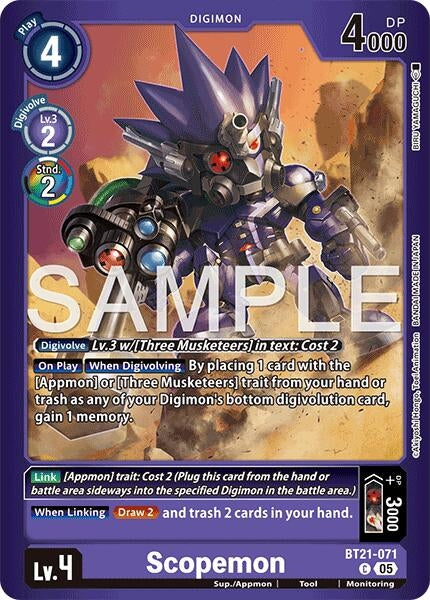 Image for Scopemon (BT21-071 C) (Limited Card Pack -Final Crest-) (LM-08) - Digimon Card Game