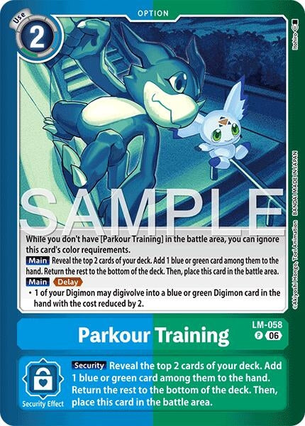 Image for Parkour Training (LM-058 P) (Limited Card Pack -Final Crest-) (LM-08) - Digimon Card Game