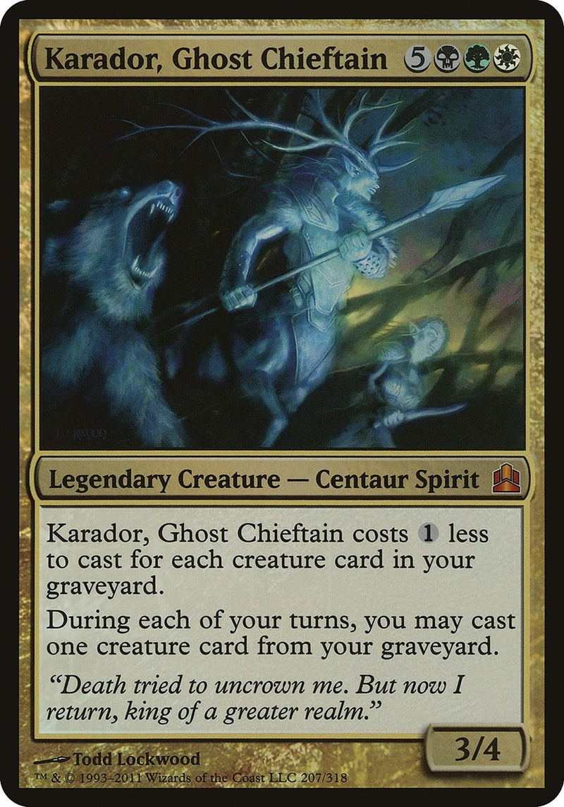 Karador Ghost Chieftain Commander [OVER]
