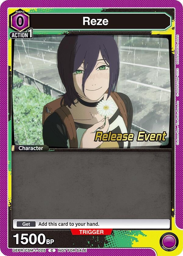 Image for Reze (025) (UE22BT/CSM-1-025) (UE22BT: CHAINSAW MAN Release Event Cards) (UE22BT_RE) - Union Arena