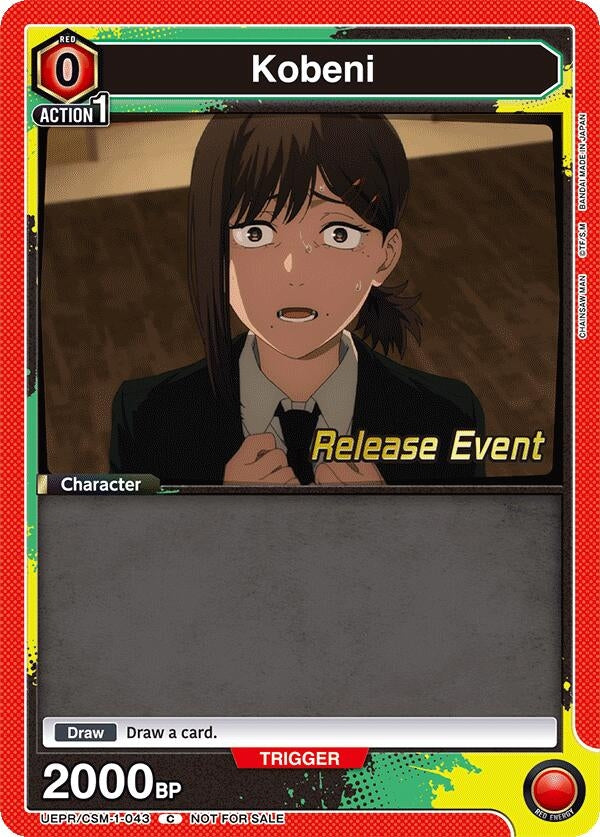 Image for Kobeni (043) (UE22BT/CSM-1-043) (UE22BT: CHAINSAW MAN Release Event Cards) (UE22BT_RE) - Union Arena