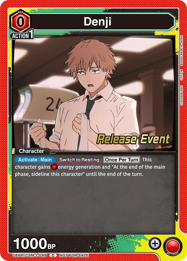 Image for Denji (049) (UE22BT/CSM-1-049) (UE22BT: CHAINSAW MAN Release Event Cards) (UE22BT_RE) - Union Arena