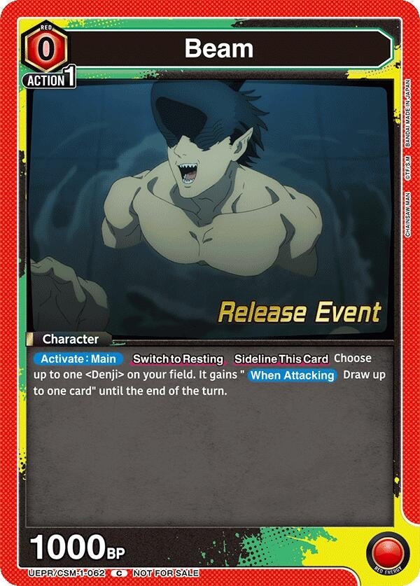 Image for Beam (062) (UE22BT/CSM-1-062) (UE22BT: CHAINSAW MAN Release Event Cards) (UE22BT_RE) - Union Arena