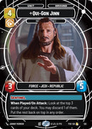 Image for Qui-Gon Jinn - Influencing Chance (128) (Galactic Championship 2026) (P26) - Star Wars: Unlimited